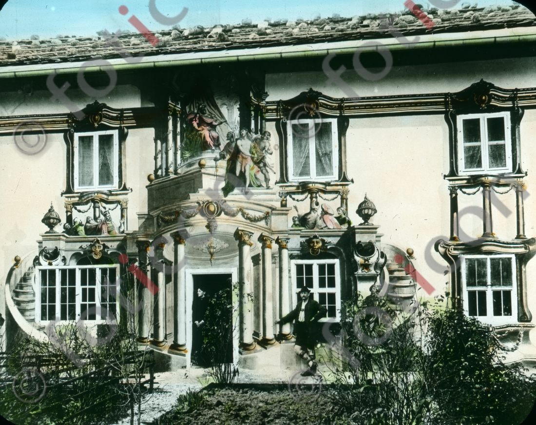 Pilatushaus, Gartenseite | Pilatushaus, garden side - Foto foticon-simon-105-025.jpg | foticon.de - Bilddatenbank für Motive aus Geschichte und Kultur
